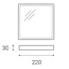 LED2 SLIM-Q ON, L STROPNÍ BÍLÉ 1183431