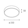 LED2 1234253 MIRA 25, B 9-18W 3CCT 3000K/3500K/4000K