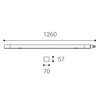 LED2 1240251 LEO II 120 40W 3000K/4000K/5700K šedá