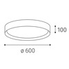 LED2 1272171CSTW Stropní svítidlo MILA 60, W CASAMBI TW 60W 2700K-4000K bílá