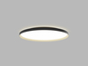 LED2 12750537D Stropní svítidlo MOON 80, BG DALI/PUSH 88W 2CCT 3000K/4000K černá/zlatá RING