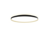 LED2 12750537D Stropní svítidlo MOON 80, BG DALI/PUSH 88W 2CCT 3000K/4000K černá/zlatá RING