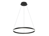 LED2 3270973DT Závěsné svítidlo CIRCLE 60 P-Z, B TRIAC 42W 2700K/3000K/4000K černá