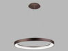 LED2 3271958CSTW Závěsné svítidlo BELLA SLIM 78 P-Z, CF CASAMBI TW 60W 3000K-4000K hnědá