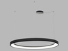 LED2 3273353CSTW Závěsné svítidlo BELLA SLIM 98 P-Z, B CASAMBI TW 80W 3000K-4000K černá
