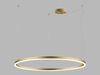 LED2 3273477ZBTW Závěsné svítidlo CIRCLE 100 P-Z, G ZIGBEE TW 80W 2700K-4000K zlatá