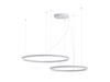 LED2 3274651D Závěsné svítidlo CIRCLE SET 2 P-Z, W DALI/PUSH DIM 104W 3000K/4000K bílá