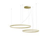 LED2 3274677CSTW Závěsné svítidlo CIRCLE SET 2 P-Z, G CASAMBI TW 104W 2700K-4000K zlatá