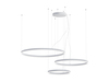 LED2 3274771DT Závěsné svítidlo CIRCLE SET 3 P-Z, W TRIAC 136W 2700K/3000K/4000K bílá