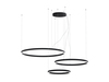 LED2 3274773ZBTW Závěsné svítidlo CIRCLE SET 3 P-Z, B ZIGBEE TW 136W 2700K-4000K černá