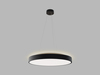 LED2 3275653D Závěsné svítidlo RINGO II 60 P/N-Z, B DALI/PUSH DIM 55+10W 3000K/4000K černá