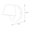 LED2 4580321 Nástěnné svítidlo KOTO, W 6W 2700K bílá