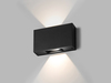 LED2 5131334D Venkovní nástěnné svítidlo BLADE, A DALI/PUSH 2x6W 3000K antracit