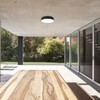 LED2 5200154D Stropní venkovní svítidlo DRUM, A DALI/PUSH 3CCT 21W 3000K/4000K/6500K antracit