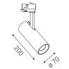 LED2 6090431D Lištové svítidlo MATRIX 2, W DALI/PUSH 20W 3000K bílá