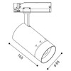 LED2 6095531DT Lištové svítidlo LEON II L, W TRIAC 28W 3000K bílá