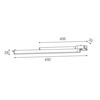 LED2 6233753 YOYO 65, B 16W 3CCT 3000K/3500K/4000K
