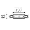 LED2 6360501 ECO TRACK středové napájení, W