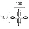 LED2 6361103 ECO TRACK X-spojka, B