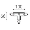 LED2 6361303 ECO-TRACK pravá T-spojka, B