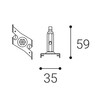 LED2 6361401 ECO TRACK závěs 7m, W