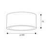 LED2 6469501 Zápustné svítidlo GAMA 23 sada pro přisazenou montáž, W bílá