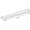 LED2 6481973 Lištové svítidlo MAGLINE III 60, B 24W 2700K/3300K/4000K černá