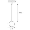 LED2 6490333 Lištové svítidlo MAG OCCO Z, B 8,5W 3000K černá