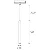LED2 6490543 Lištové svítidlo MAG MIKY SLIM 55 Z, B 6W 4000K černá