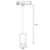 LED2 7251431ZB Lištové svítidlo TRACK LUKY Z, W ZIGBEE 20W 3000K UGR bílá