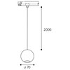 LED2 7490343CS Lištové svítidlo TRACK OCCO Z, B CASAMBI 6W 4000K černá