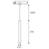 LED2 7490533CS Lištové svítidlo TRACK MIKY SLIM 55 Z, B CASAMBI 6W 3000K UGR černá
