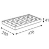 LED2 A139903 Venkovní stolní svítidlo ROXY MINI MULTIPLE CHARGING TABLE nabíječka černá