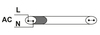 Ecolite LED T8 G13 18W 1850lm 4000K 120cm sklo jednostranné napájení LEDTUBE-S-120/18W/4000/1