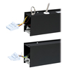Ecolite LED závěsné sv. linear 50W, 180cm, 5500lm, 4000K, černá LN5070-50W/CR
