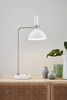 Markslöjd stolní lampa Larry bílá/chrom