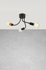 Markslöjd Medusa stropní svítidlo černé 3 lampy