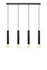 Markslöjd Sencillo závěsné svítidlo černé 4 lampy