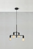 Markslöjd Cielo závěsné svítidlo černé 4 lampy