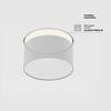 MAYTONI Stropní svítidlo Zon 12W 120d C032CL-12W3K-RD-B