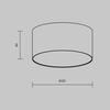 MAYTONI Stropní svítidlo Zon 12W 120d C032CL-12W3K-RD-B