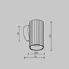 MAYTONI Nástěnné svítidlo Calipso GU10x1 10W IP 20 C106WL-01-GU10-B