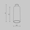 MAYTONI Svítidlo Focus LED Holity 3000K 13W 38d C151CL-13W3K-B
