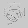 MAYTONI Stropní svítidlo Lens 3000K 12W 70d C220CL-12W3K-W