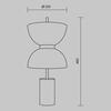 MAYTONI Stolní lampa Kyoto 3000K 11W MOD178TL-L11GR3K