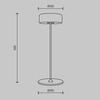 MAYTONI Stolní lampa na baterie AI Collaboration 3W MOD229TL-L3W3K2