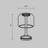 MAYTONI Stolní lampa Spirito 3000K 18W MOD286TL-L18W3K