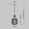 MAYTONI Závěsné svítidlo Levitation G9x1 40W MOD376PL-01G1