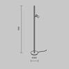 MAYTONI Stojací lampa Thin 3000K 14W MOD395FL-L28BS3K