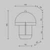 MAYTONI Stolní lampa Hope 3000K 14W MOD479TL-L14BG3K